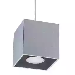 Sollux Lampa wisząca QUAD 1 Szary SL.0061