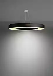 Sollux Saturno slim 90 lampa wisząca czarna SL.0798