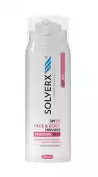 Solverx Sensitive Skin emulsja ochronna do twarzy i ciała SPF50+ 150ml