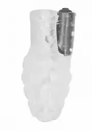 Sono No.22 Stroker With Vibrating Bullet Translucent - Masturbator wibrujący