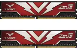 Team Group T-Force Zeus DDR4 16GB 2 x 8GB 3200 CL20 Czerwony Pamięć RAM TTZD416G3200HC20DC01