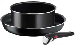 Tefal Ingenio Easy Cook & Clean L1539243 Aluminium 3 elementy Zestaw garnków