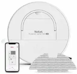 Tefal Robot sprzątający odkurzacz mop S130 RG9077 wirtualna ściana myje