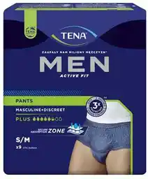 Tena Men Pants Plus S M majtki chłonne dla mężczyzn 9szt