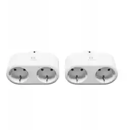 Tesla Zestaw: 2x gniazdko podwójne TSL-SPL-2PLGD Smart Plug Dual 2x