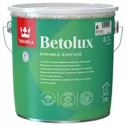 TIKKURILA Betolux farba wewnętrzna do drewna i betonu 2,7L baza A