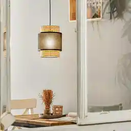 TK Lighting Lampa wisząca BOHO BLACK 6540