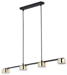 TK Lighting Lampa wisząca DALLAS GOLD/BLACK 6094