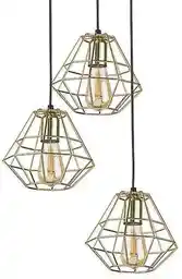 TK Lighting Lampa wisząca DIAMOND GOLD 4451