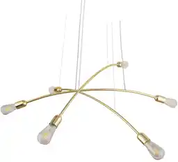 TK Lighting Lampa wisząca HELIX GOLD 5621