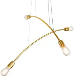 TK Lighting Lampa wisząca HELIX GOLD 5622