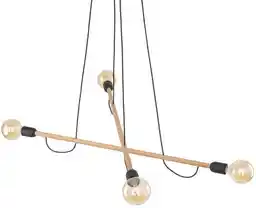 TK Lighting Lampa wisząca HELIX WOOD 4952