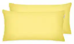 Tom Tailor Poszewka na poduszkę Percale Light Lemon 40x80cm