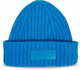 Tommy Hilfiger Czapka Tommy Twist Beanie AW0AW15325 Niebieski