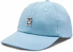 Tommy Hilfiger Czapka z daszkiem Naturally Th Soft Cap AW0AW14528 Błękitny