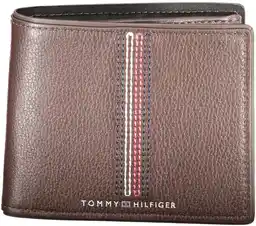 Tommy Hilfiger Duży Portfel Męski Casual Cc And Coin AM0AM12527 Brązowy