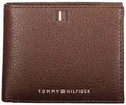 Tommy Hilfiger Duży Portfel Męski Th Central Mini Cc Wallet AM0AM11854 Brązowy