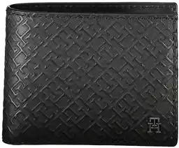 Tommy Hilfiger Duży Portfel Męski Th Monogram Mini Cc Wallet AM0AM11849 Czarny