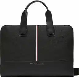 Tommy Hilfiger Torba na laptopa Th Central Slim Computer Bag AM0AM11781 Czarny