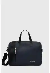 Tommy Hilfiger Torba na laptopa Th Pique Slim Computer Bag AM0AM11784 Granatowy