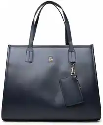 Tommy Hilfiger Torebka City Summer Tote AW0AW14876 Granatowy