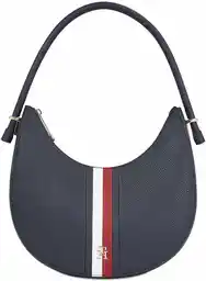 Tommy Hilfiger Torebka Th Emblem Shoulder Bag Corp AW0AW15287 Granatowy