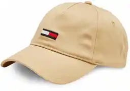 Tommy Jeans Czapka z daszkiem Tjm Elongated Flag 5 Panel Cap AM0AM11692 Beżowy