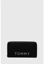 Tommy Jeans Duży Portfel Damski Tjw Bold Large Za AW0AW16389 Czarny