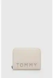 Tommy Jeans Duży Portfel Damski Tjw Bold Med Za AW0AW16390 Ecru