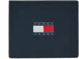 Tommy Jeans Duży Portfel Męski Tjm Archive Leather Cc Coin AM0AM12441 Granatowy