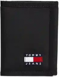 Tommy Jeans Duży Portfel Męski Tjm Essential D. Nylon Trifold AM0AM12438 Czarny