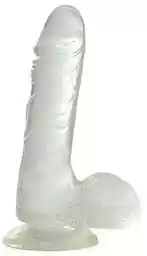 Toyz4lovers Dildo Żelowe Prawdziwa Rozkosz 21cm Przezroczysty