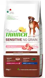 Trainer Natural Sensitive No Grain Adult Maxi z wieprzowiną i ziemniakami - 12 kg