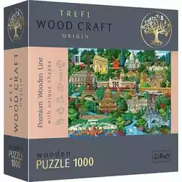 TREFL Puzzle Wood Craft Francja znane miejsca 20150 (1000 elementów)