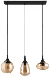 Trio Lampa wisząca Lumina czarna 3-punktowa 317000313