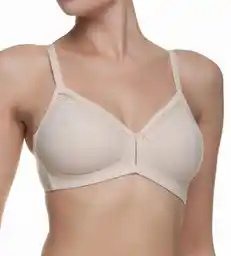 Triumph Cotton Beauty N biały biustonosz miękki