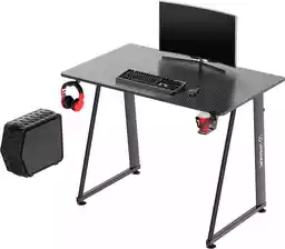 Ultradesk ENTER V2 burko gamingowe 100cm czarne