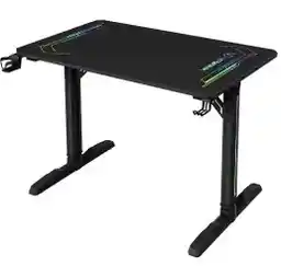 Ultradesk FREEZE V2 109cm Czarny Biurko gamingowe