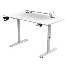 Ultradesk HIGHLANDER 120cm Regulacja wysokości Biały Biurko gamingowe