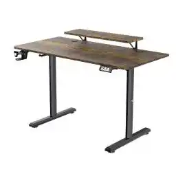 Ultradesk HIGHLANDER 120cm Regulacja wysokości Brązowy Biurko gamingowe