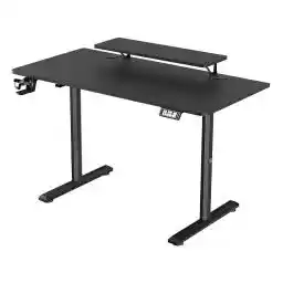 Ultradesk HIGHLANDER 120cm Regulacja wysokości Czarny Biurko gamingowe