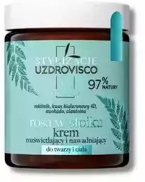 Uzdrovisco Rosa w słoiku Krem rozświetlający i nawadniający do twarzy i ciała 170ml