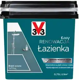 V33 Easy Renowacja Łazienka Błękit Oceanu 0,75L