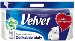 VELVET Papier toaletowy trzywarstwowy biały 8szt.