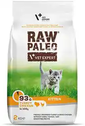 Vetexpert Sucha Karma Dla Kota Raw Paleo Kitten Turkey And Chicken 2Kg