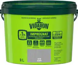 Vidaron Impregnat Ogrodowy 9L Szary R10