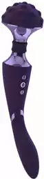 Vive Shiatsu Bendable - Wibrator wand z dwoma silnikami Fioletowy