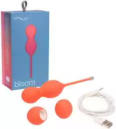 We-vibe Bloom - zasilana bateryjnie kula dla gekonów z wymiennymi obciążnikami (pomarańczowa)