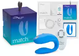 We-vibe Match - wodoodporny wibrator z akumulatorem (niebieski)