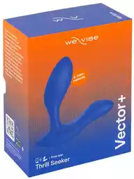 We-Vibe Vector plus - wibrujący masażer prostaty, Niebieski